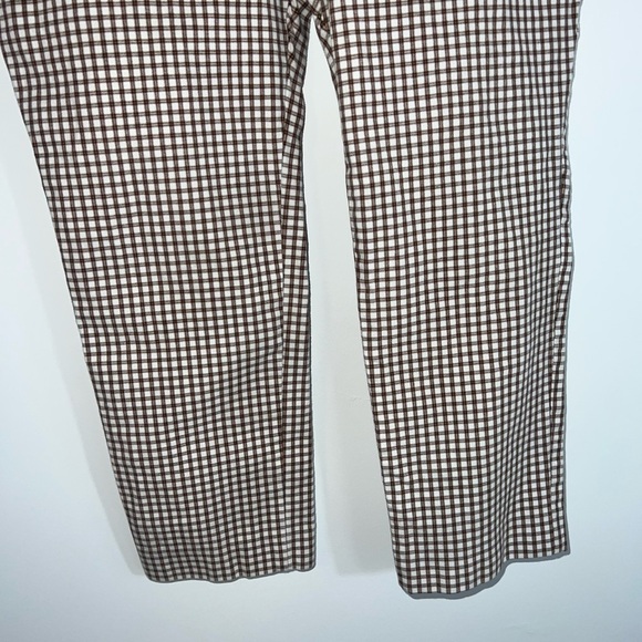 Theory Houndstooth Slim Cropped Trousers size 12 - Picture 4 of 14